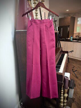 Vintage seventies pants with stovepipe flare legs